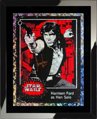 254. Screen Print (18" x 24" (Print), 24" x 30.5" x 1" (Framed) Signed by Harrison Ford and Matt Dyer (Beckett COA); Limited Edition #8/20; Near Mint Framed ### STAR WARS: A NEW HOPE (2013)