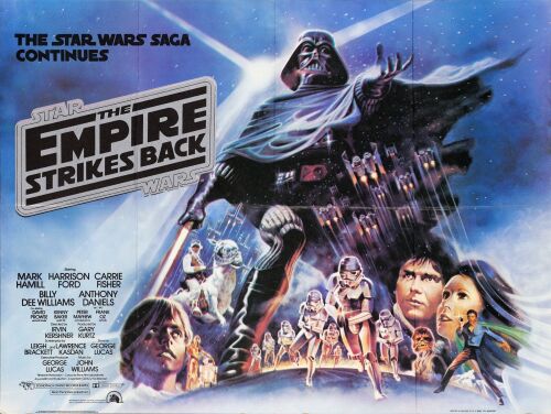 256. British Quad (40" x 30"); Black Title Style; Very Fine- Folded ### STAR WARS: THE EMPIRE STRIKES BACK (1980)