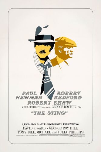 261. One Sheet (27" x 41"); International Style; Very Fine- on Linen ### THE STING (1973)
