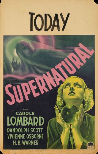 268. Window Card (14" x 22"); Stone Lithograph; Very Fine- ### SUPERNATURAL (1933)