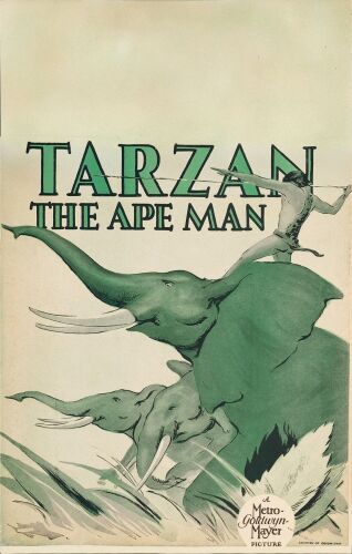 269. Window Card (14" x 22"); Fine+ ### TARZAN THE APE MAN (1932)