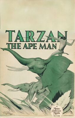 269. Window Card (14" x 22"); Fine+ ### TARZAN THE APE MAN (1932)
