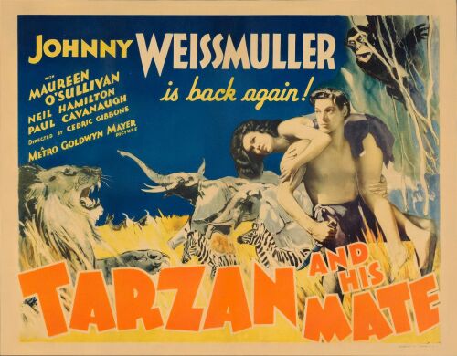 270. Half Sheet (22" x 28"); Fine on Paper ### TARZAN AND HIS MATE (1934)