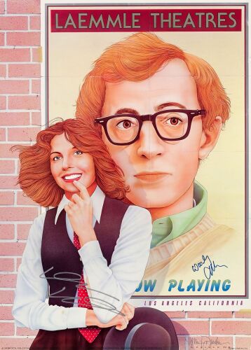 51. Lithograph Poster (20" x 28") Signed by Woody Allen, Diane Keaton and Monte Dolack (JSA COA); Very Fine+ Rolled ### ANNIE HALL (1982)