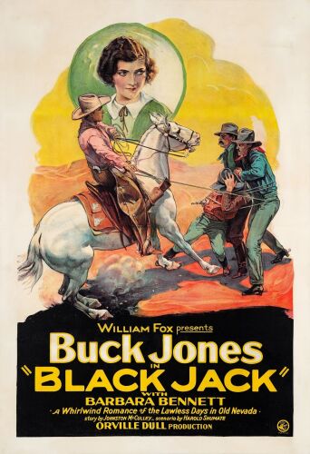 67. One Sheet (28" x 41"); Stone Lithograph; Fine on Linen ### BLACK JACK (1927)
