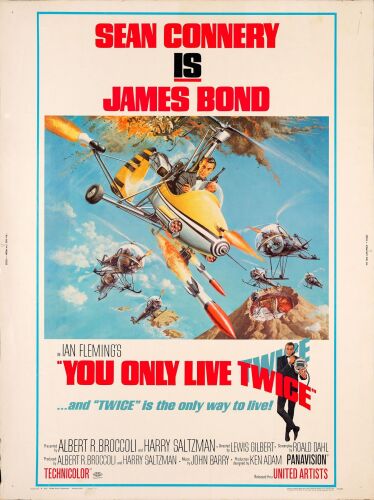 151. 30 x 40; Style B; Very Fine- Rolled ### JAMES BOND: YOU ONLY LIVE TWICE (1967)