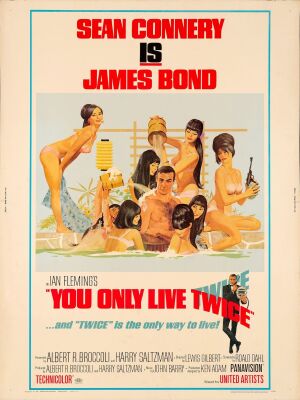 152. 30 x 40; Style C; Very Fine+ Rolled ### JAMES BOND: YOU ONLY LIVE TWICE (1967)
