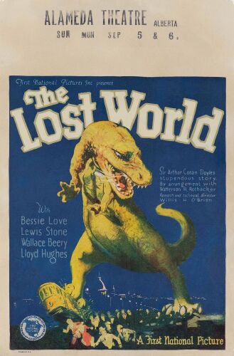 182. Window Card (14" x 22"); Fine- on Cardstock ### THE LOST WORLD (1925)