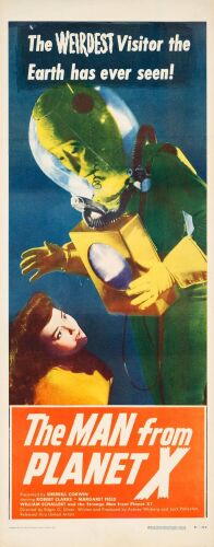 187. Insert (14" x 36"); Very Fine+ on Paper ### THE MAN FROM PLANET X (1951)