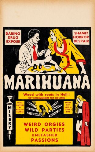 188. Window Card (14" x 22.5"); Very Fine+ ### MARIHUANA (1936)