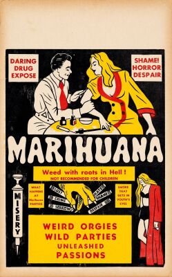 188. Window Card (14" x 22.5"); Very Fine+ ### MARIHUANA (1936)
