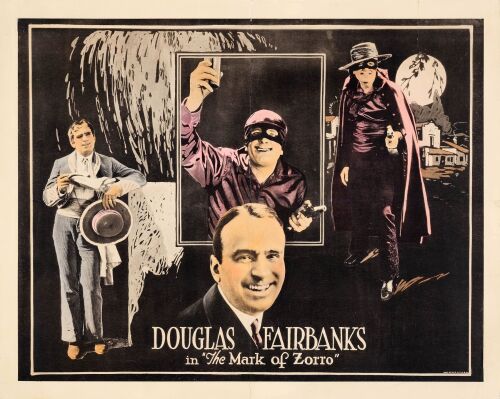 189. Half Sheet (22" x 28"); Very Fine- on Paper ### THE MARK OF ZORRO (1920)
