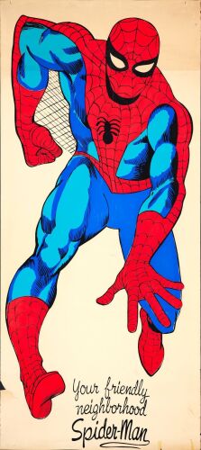 190. Commercial Door Poster (32" x 72"); "Your Friendly Neighborhood Spider-Man"; Fine+ Rolled ### MARVEL COMICS: SPIDER-MAN (1965)