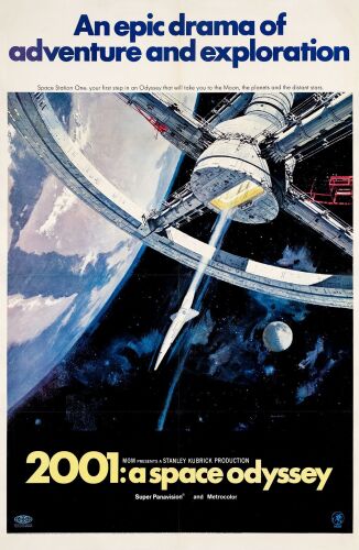 292. One Sheet (27" x 41.5"); Style A; Very Fine+ on Linen ### 2001: A SPACE ODYSSEY (1968)