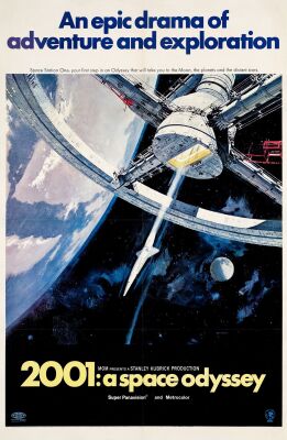 292. One Sheet (27" x 41.5"); Style A; Very Fine+ on Linen ### 2001: A SPACE ODYSSEY (1968)