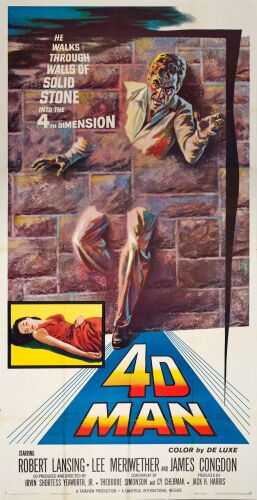 295. Three Sheet (41" x 79"); Very Fine Folded ### 4D MAN (1959)