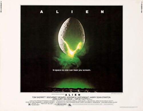 308. Half Sheet (22" x 28"); Very Fine Rolled ### ALIEN (1979)