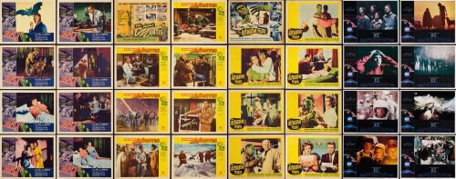 332. Lobby Card Sets of Eight (4) (11" x 14"); Very Fine- ### THE BAT [1959] AND OTHERS LOBBY CARD SETS [4] (1957 - 1982)