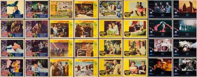 332. Lobby Card Sets of Eight (4) (11" x 14"); Very Fine- ### THE BAT [1959] AND OTHERS LOBBY CARD SETS [4] (1957 - 1982)