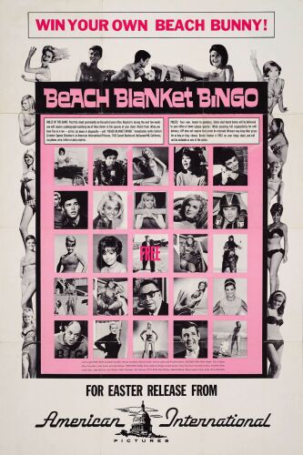 337. One Sheet (27" x 41"); The Collection of the Late J. Stephen Ryan; Advance; Very Fine+ Folded ### BEACH BLANKET BINGO (1965)