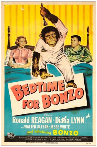 341. One Sheet (27" x 41"); Very Good+ on Linen ### BEDTIME FOR BONZO (1951)
