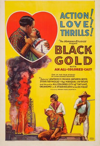352. Trimmed One Sheet (27" x 39.5"); Stone Lithograph; Fine on Linen ### BLACK GOLD (1928)