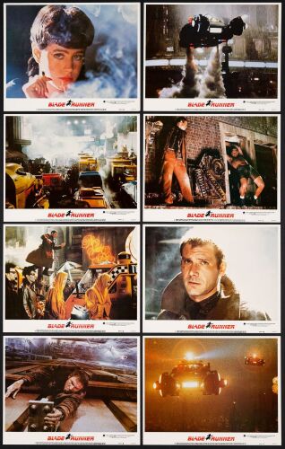355. Lobby Card Set (8) (11" x 14"); Near Mint ### BLADE RUNNER (1982)