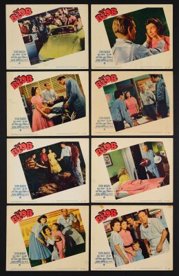 359. Lobby Card Set (8) (11" x 14"); The Collection of the Late J. Stephen Ryan; Fine+ ### THE BLOB (1958)