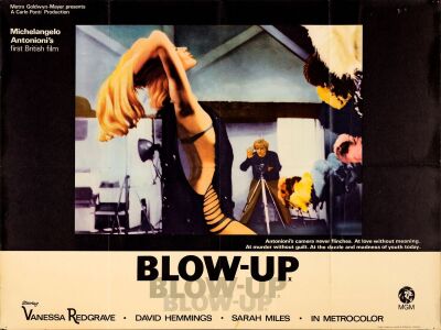 360. British Quad (39.75" x 30"); Country-of-Origin; Very Fine- Folded ### BLOW-UP (1967)