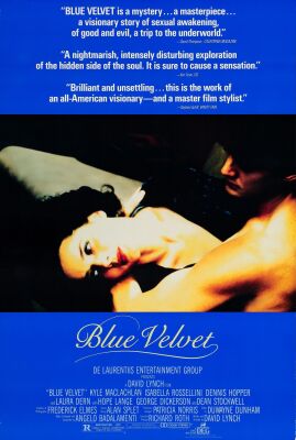 361. One Sheet (26.5" x 39.5"); Very Fine+ Rolled ### BLUE VELVET (1986)