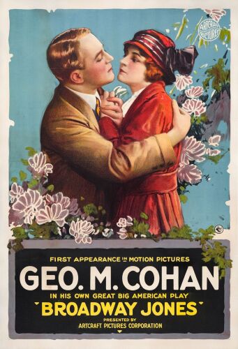 369. One Sheet (28" x 41"); Stone Lithograph; Fine+ on Linen ### BROADWAY JONES (1917)