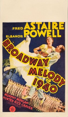 370. Midget Window Card (8" x 14"); Fine+ ### BROADWAY MELODY OF 1940 (1940)