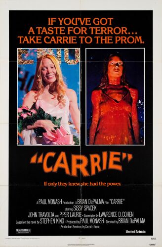 382. One Sheet (27" x 41"); Very Fine Folded ### CARRIE (1976)