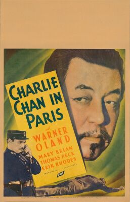 387. Window Card (14" x 22"); Fine+ on Cardstock ### CHARLIE CHAN IN PARIS (1935)