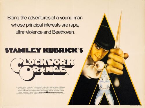 397. British Quad (40" x 30"); Country-of-Origin; Very Fine+ Folded ### A CLOCKWORK ORANGE (1971)