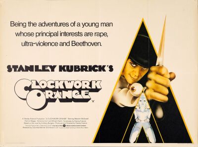 397. British Quad (40" x 30"); Country-of-Origin; Very Fine+ Folded ### A CLOCKWORK ORANGE (1971)