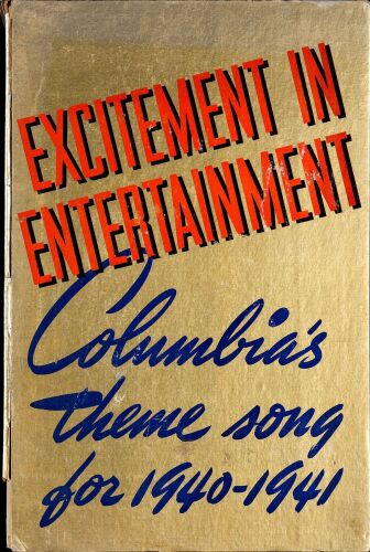 400. Exhibitor's Book (12.5" x 18.75"); Fine+ ### COLUMBIA PICTURES EXHIBITOR'S BOOK (1940 - 1941)
