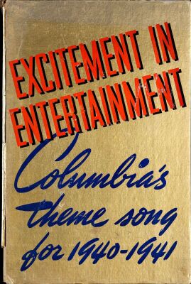 400. Exhibitor's Book (12.5" x 18.75"); Fine+ ### COLUMBIA PICTURES EXHIBITOR'S BOOK (1940 - 1941)