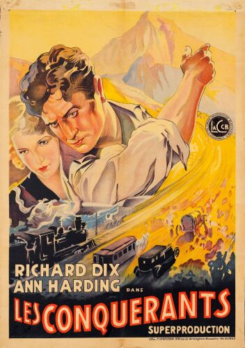405. Pre-War Belgian Poster (23.25" x 33"); Stone Lithograph; Very Fine- on Linen ### THE CONQUERORS (1932)