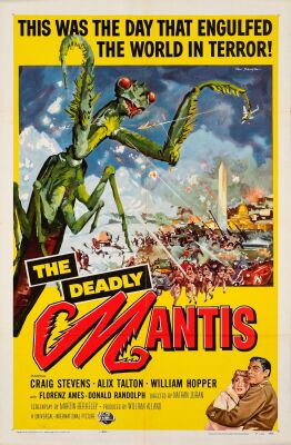 414. One Sheet (27" x 41"); Very Fine+ Folded ### THE DEADLY MANTIS (1957)