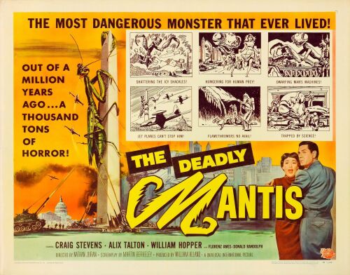 416. Half Sheet (22" x 28"); The Collection of the Late J. Stephen Ryan; Very Fine+ Rolled ### THE DEADLY MANTIS (1957)