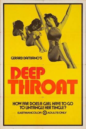 419. One Sheet (28" x 42"); Very Fine+ Folded ### DEEP THROAT (1972)