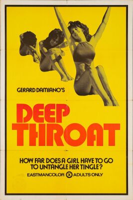 419. One Sheet (28" x 42"); Very Fine+ Folded ### DEEP THROAT (1972)