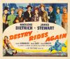 420. Half Sheet (22" x 28"); Very Good+ on Linen ### DESTRY RIDES AGAIN (1939)