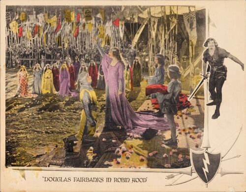430. Lobby Card (11" x 14"); Very Fine ### DOUGLAS FAIRBANKS IN ROBIN HOOD (1922)
