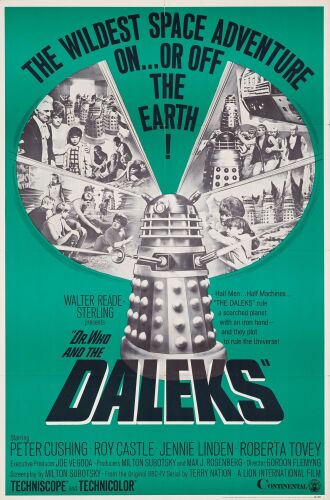 431. One Sheet (27" x 41"); Very Fine+ Folded ### DR. WHO AND THE DALEKS (1965)