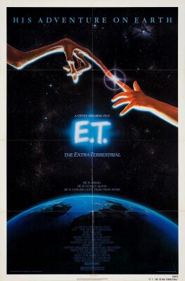 434. One Sheet (27" x 41"); Very Fine+ Folded ### E.T. THE EXTRA-TERRESTRIAL (1982)