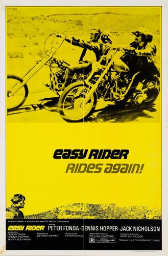 438. One Sheet (27" x 41"); Very Fine- Folded ### EASY RIDER (R-1972)
