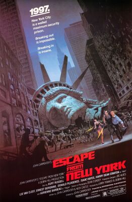 444. One Sheet (27" x 41"); Very Fine+ Rolled ### ESCAPE FROM NEW YORK (1981)