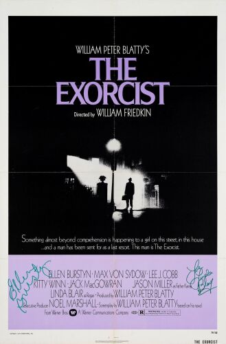 448. One Sheet (27" x 41") Signed by Linda Blair and Ellen Burstyn (JSA COA); Very Fine+ Folded ### THE EXORCIST (1973)